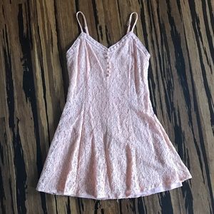 Forever 21 Peach Lace Dress